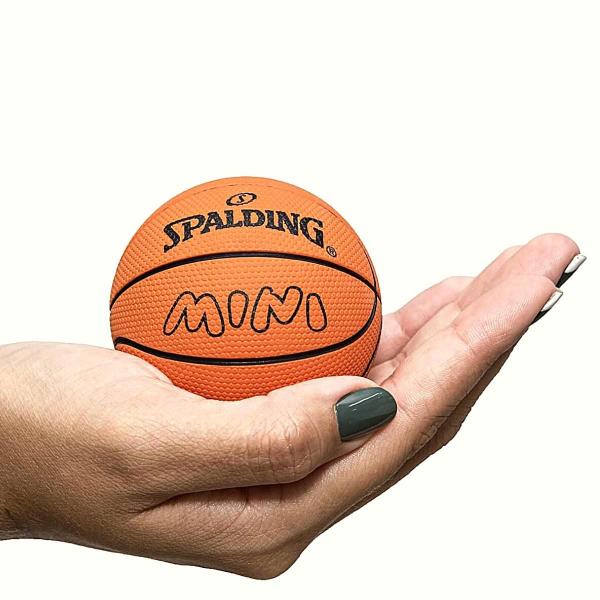 Imagem de Mini Bola Basquete Laranja Spalding Bolinha Brinquedo