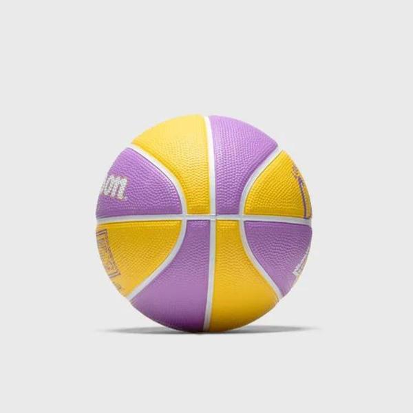 Imagem de Mini Bola De Basquete NBA Retro Team Lakers WTB3200XBLAL - Wilson