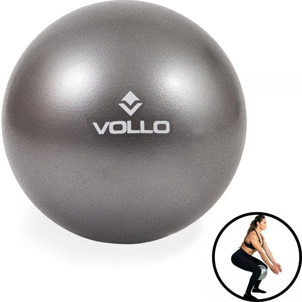 Mini Bola de Exercícios 25 Cm Overball Cinza Vollo - VOLLO SPORTS Imagem de Mini Bola de Exercícios 25 Cm Overball Cinza Vollo
