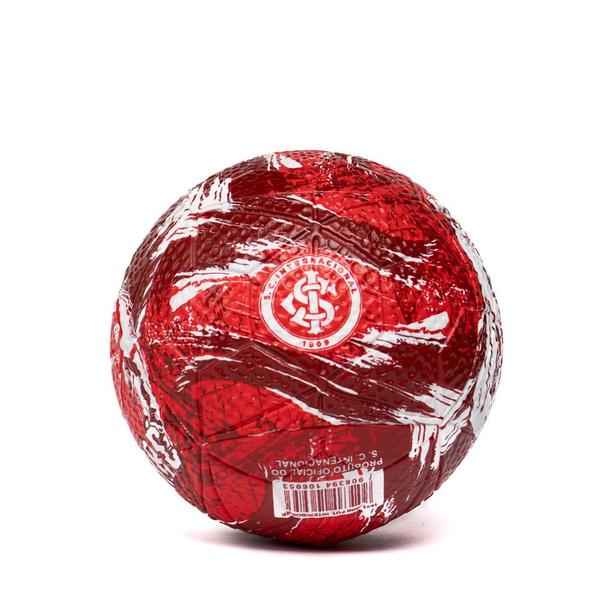 Imagem de Mini Bola de Futebol de Campo Dualt Inter Borré Vermelho/Branco