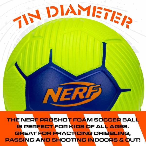 Imagem de Mini bola de futebol de espuma Nerf Proshot 7 para crianças e bebês