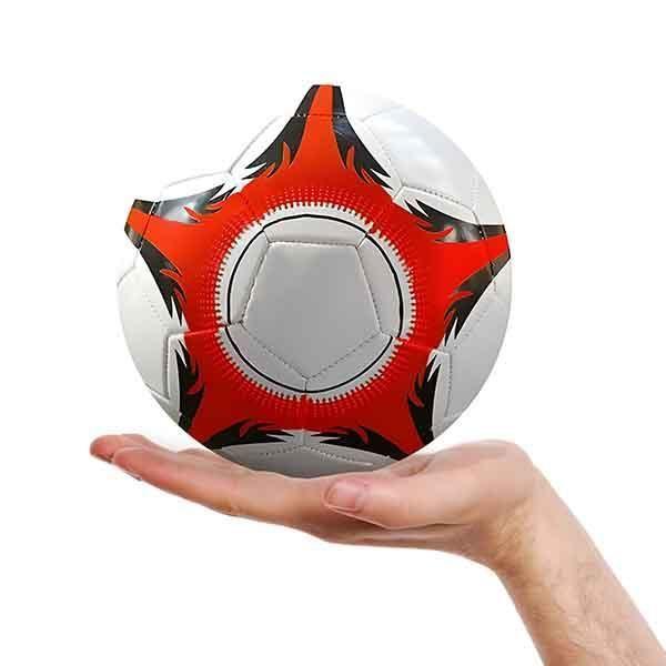 Imagem de Mini Bola De Futebol De Material Sintético Pequena - Branco