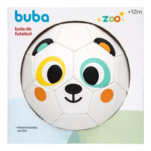 Imagem de Mini Bola de Futebol Infantil Panda Buba Zoo 17038 - Buba