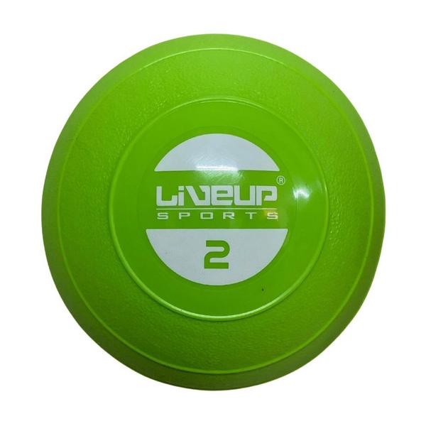 Imagem de Mini Bola de Peso para Exercicios Treino Fisioterapia 2kg  Liveup Sports 