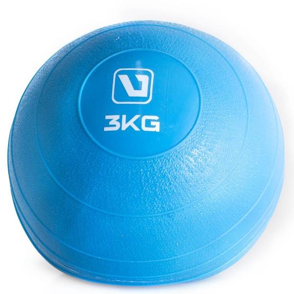 Imagem de Mini Bola LiveUp LS3003-3 Azul Peso 3Kg para Exercícios