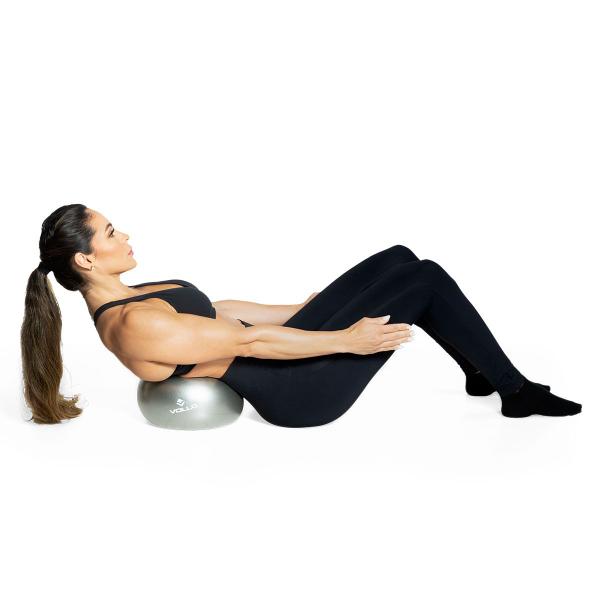 Imagem de Mini Bola Overball de Exercícios 25cm PVC Pilates Yoga Fisioterapia Vollo