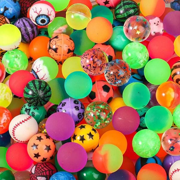 Mini Bolas Saltitantes Coloridas (30 Peças) - Ideal para Festas Infantis e Chá de Bebê Imagem de Mini Bolas Saltitantes Coloridas (30 Peças) - Ideal para Festas Infantis e Chá de Bebê