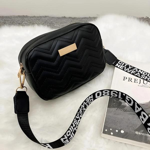 Imagem de Mini Bolsa Crossbody Feminina em PU - À Prova D'Água e Portátil