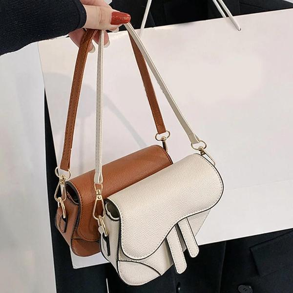 Imagem de Mini Bolsa Feminina Fashion - Cor Sólida, com Zíper e Fecho