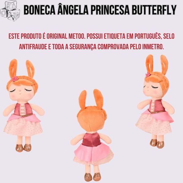 Imagem de Mini boneca ângela princesa butterfly 20cm  metoo