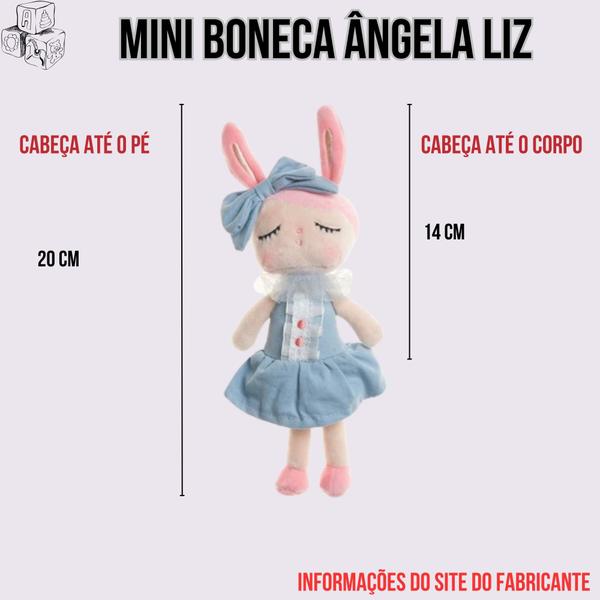 Mini boneca metoo ângela liz azul 20 cm (mt3582) (6954124922790) Imagem de Mini boneca metoo ângela liz azul 20 cm (mt3582) (6954124922790)