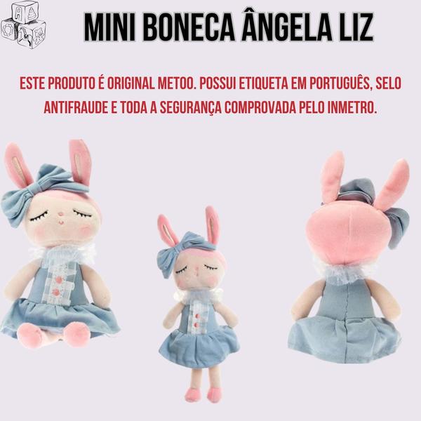 Mini boneca metoo ângela liz azul 20 cm (mt3582) (6954124922790) Imagem de Mini boneca metoo ângela liz azul 20 cm (mt3582) (6954124922790)