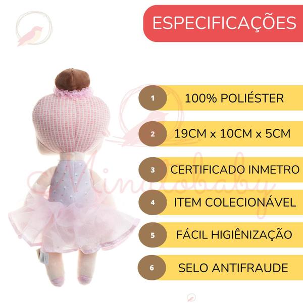 Imagem de Mini Boneca Metoo Bupybaby Angela Lai Ballet