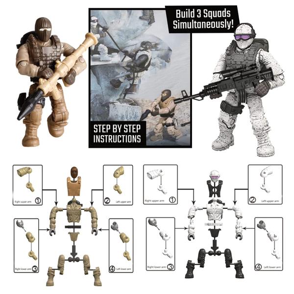 Imagem de Mini bonecos de ação Toy Special Forces RANI PRIZE 403 unidades