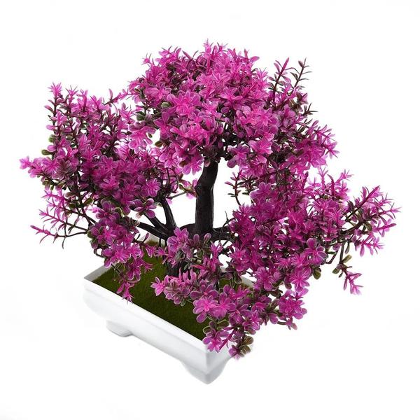 Mini Bonsai Artificial em Vaso - Decoração para Casa, Jardim e Sala Imagem de Mini Bonsai Artificial em Vaso - Decoração para Casa, Jardim e Sala