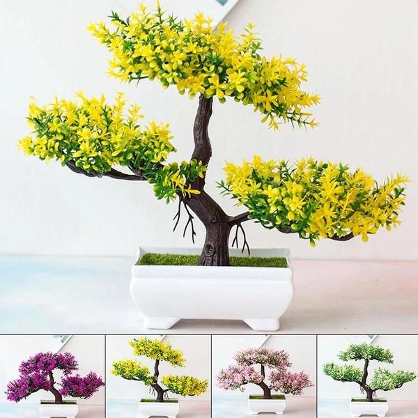 Imagem de Mini Bonsai Artificial em Vaso - Decoração para Casa, Jardim e Sala