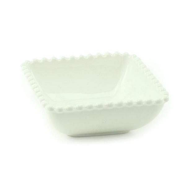 Imagem de Mini Bowl de Cerâmica Quadrado Branco