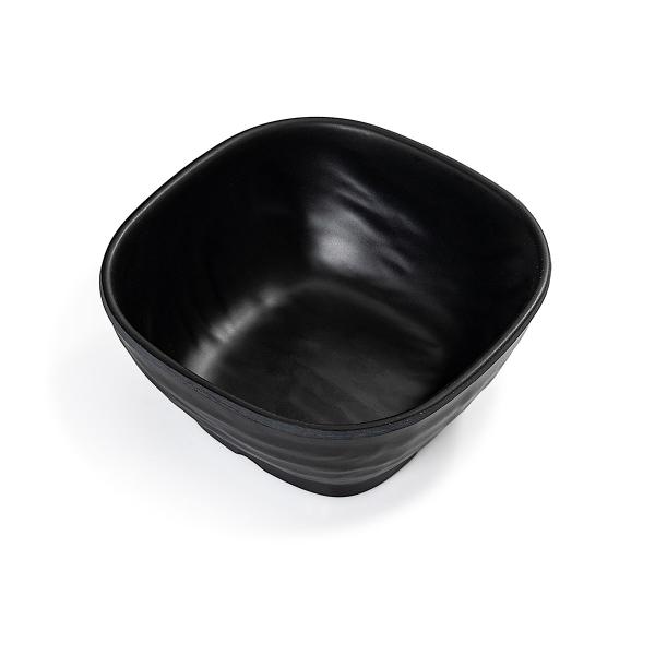 Imagem de Mini bowl quadrado 11,4cm melamina 100% prof. black