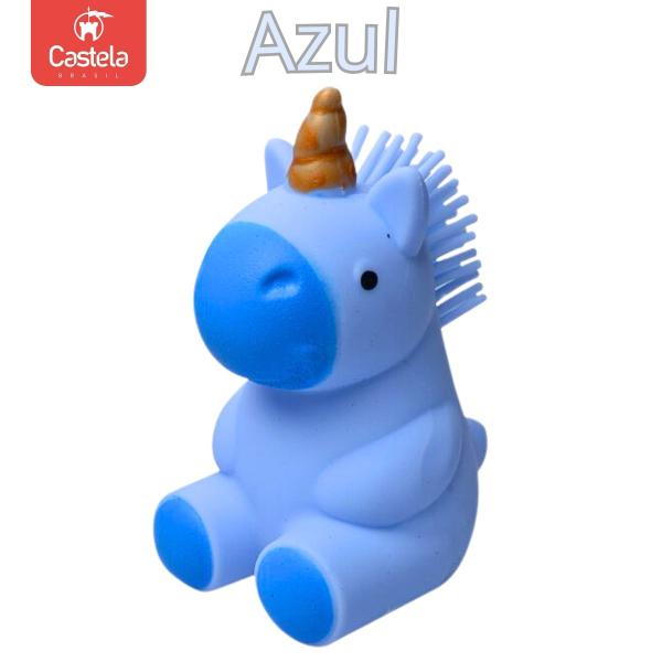 Imagem de Mini Brinquedo Squishy Unicórnio Divertido Apertar Anti Estresse Castela 