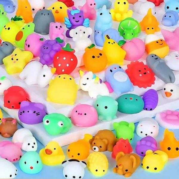 Imagem de Mini Brinquedos de Animais Kawaii - 20 Peças para Festa Infantil - Alívio do Estresse