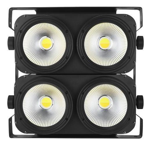 Imagem de Mini Brute 4 Leds 400W Dmx Cob Branco Quente/Frio Mb400 Nfe