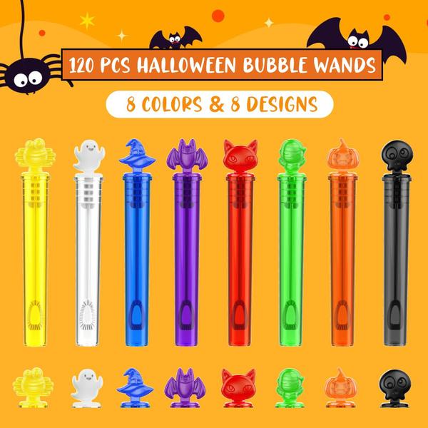 Imagem de Mini Bubble Wands Letapapa de Halloween, 120 unidades para crianças (8 Desi)