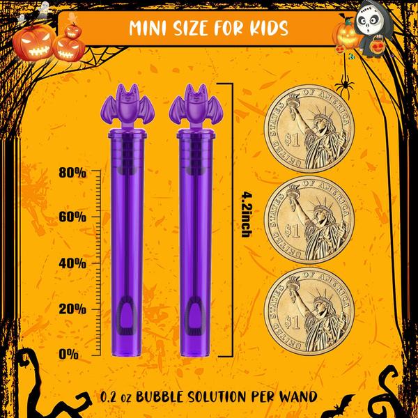 Imagem de Mini Bubble Wands Letapapa de Halloween, 120 unidades para crianças (8 Desi)