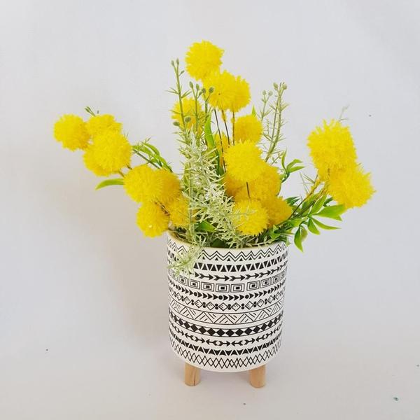 Mini Buquê Flores Artificiais - Carmella Presentes Imagem de Mini Buquê Flores Artificiais