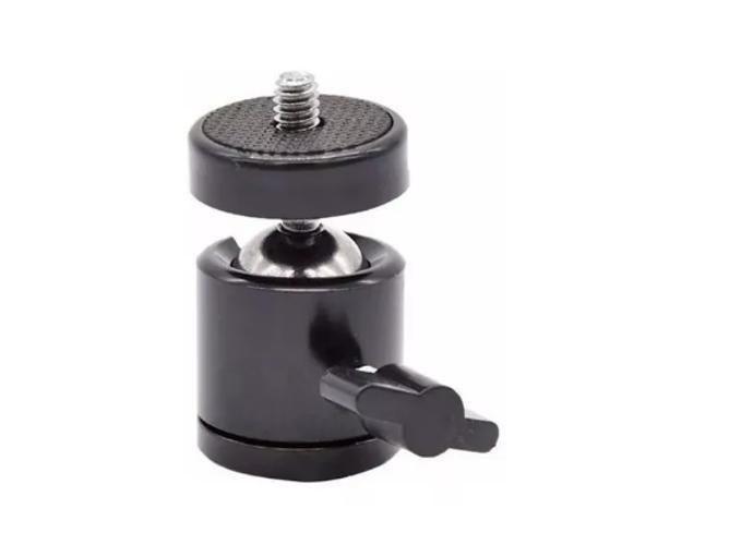 Mini Cabeça De Tripé Ball Head 1/4 Suporte Sapata Foto Vídeo - Full Vendas Imagem de Mini Cabeça De Tripé Ball Head 1/4 Suporte Sapata Foto Vídeo