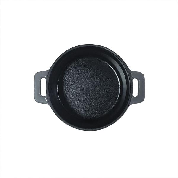 Imagem de Mini Caçarola Ferro Fundido 10 Cm 270ml Sauté Cinza - Brinox 57502/159