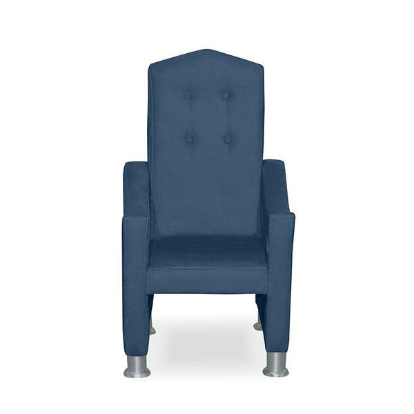 Mini Cadeira Poltrona Infantil Troninho Decorativa Suede Azul Marinho - Kibarato Móveis Imagem de Mini Cadeira Poltrona Infantil Troninho Decorativa Suede Azul Marinho