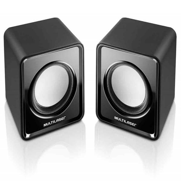 Imagem de Mini Caixa de Som  2.0 3W Rms Potência Subwoofer Estéreo Entrada USB/P2 Compacta Áudio Qualidade