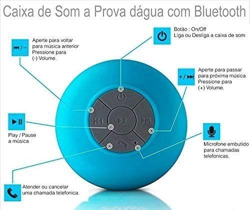 Imagem de Mini Caixa de Som Bluetooth a Prova D'Agua