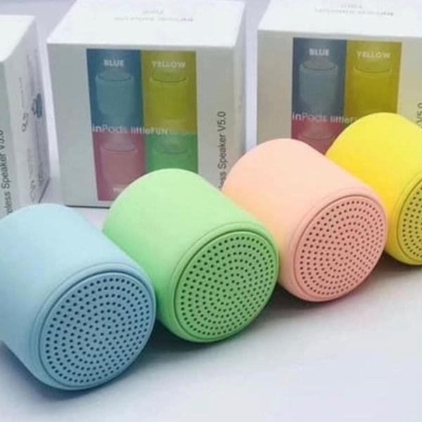 Imagem de Mini Caixa de Som Inpods Little Fun TWS Bluetooth Colorida