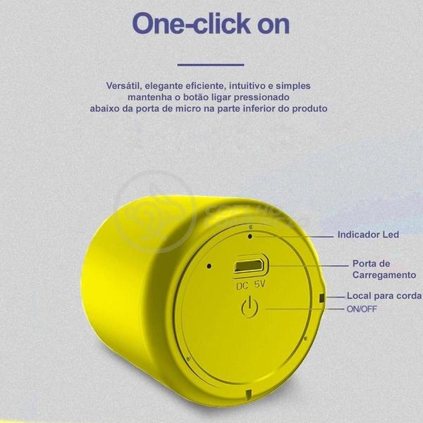 Imagem de Mini Caixa De Som Inpods Wireless Bluetooth V5 Amarelo