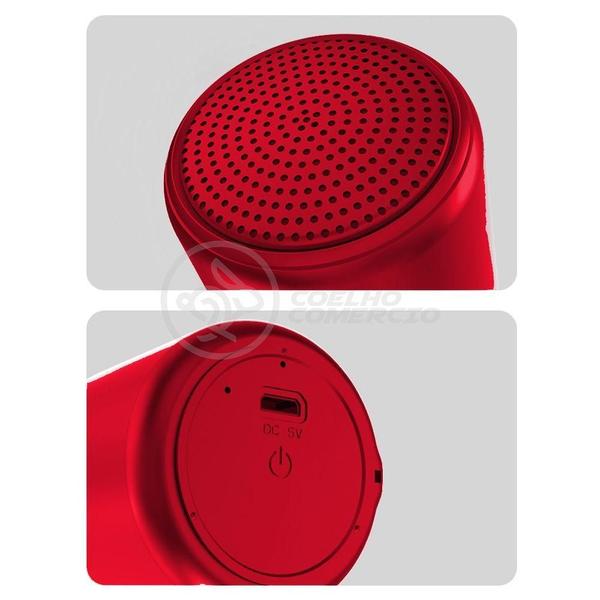 Mini Caixa De Som Inpods Wireless Bluetooth V5 Vermelho - SMART BRACELET Imagem de Mini Caixa De Som Inpods Wireless Bluetooth V5 Vermelho