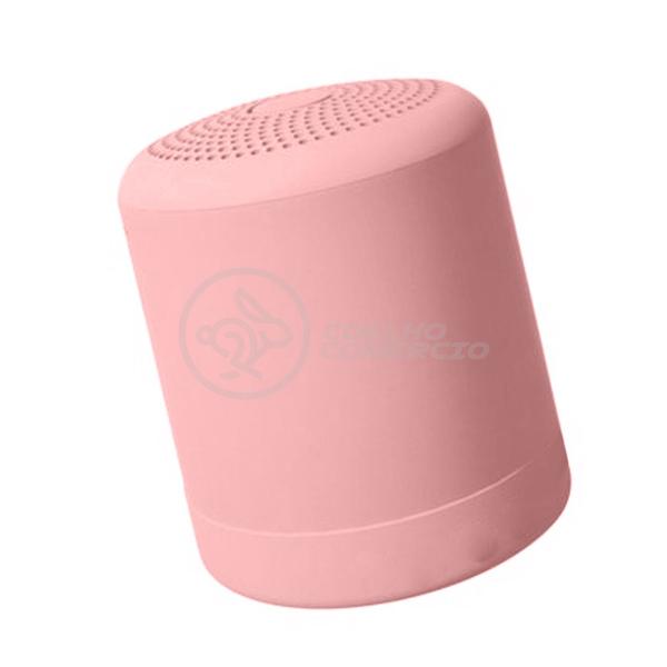 Imagem de Mini Caixa De Som Inpods Wireless Speaker Potente Little Fun Tws Macaron Portátil Bluetooth V5 Rosa