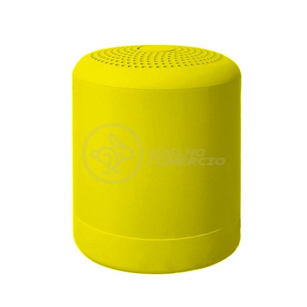 Imagem de Mini Caixa De Som Inpods Wireless Speaker Potente Little Fun Tws Portátil Bluetooth V5 Amarelo