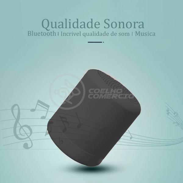 Imagem de Mini Caixa De Som Inpods Wireless Speaker Potente Little Fun Tws Portátil Bluetooth V5 Preto