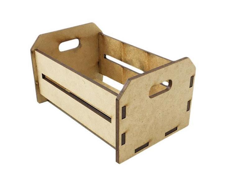 Imagem de Mini Caixote Mdf A Laser M - 11X7X5,8 Cm