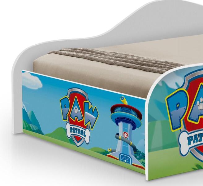 Imagem de mini cama carro patrulha canina infantil + colchão probel