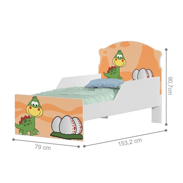 Imagem de Mini Cama Dinossauro Bebê Com Colchão