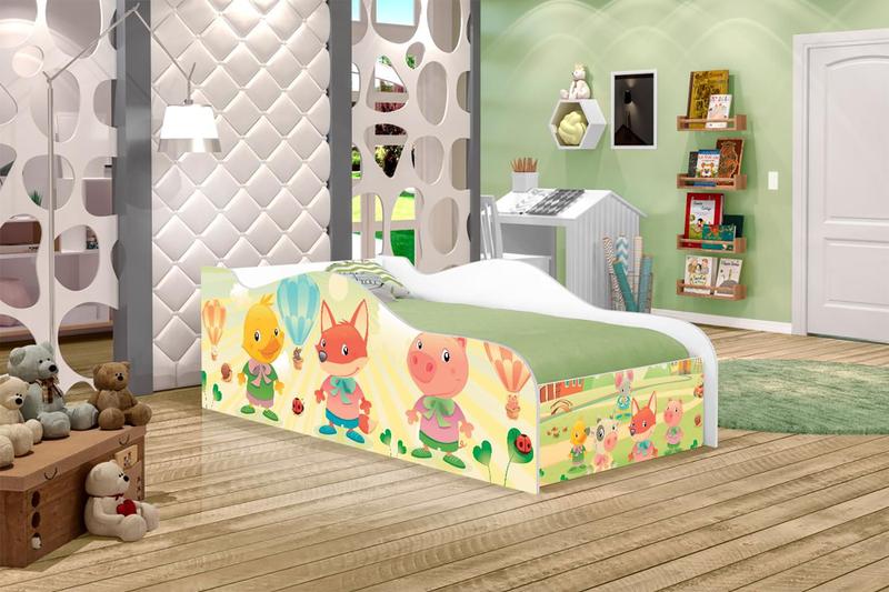 Imagem de Mini Cama Fun Fazendinha e Balões