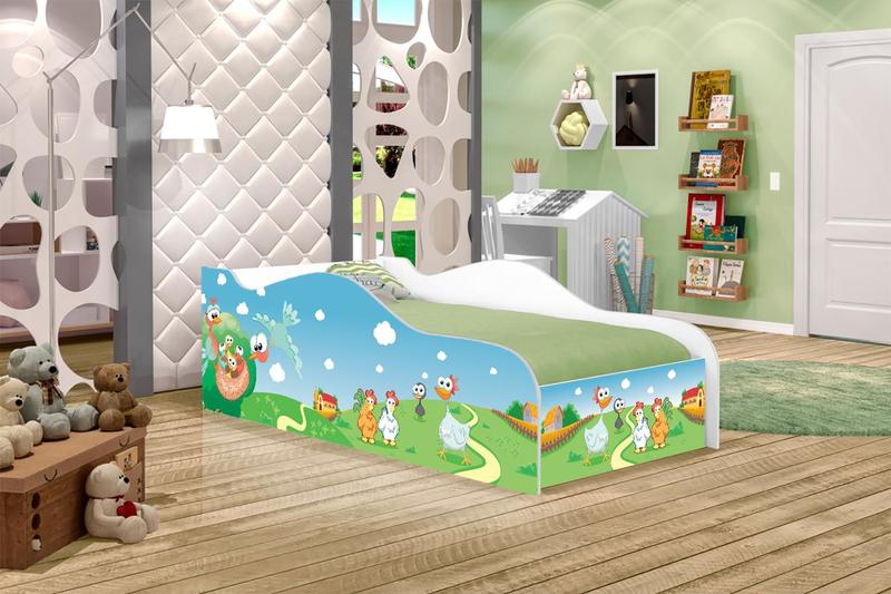 Imagem de Mini Cama Fun Fazendinha Infantil Com Colchão