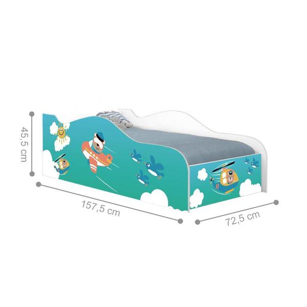 Imagem de Mini Cama Fun Patrulha Animal Infantil Com Colchão