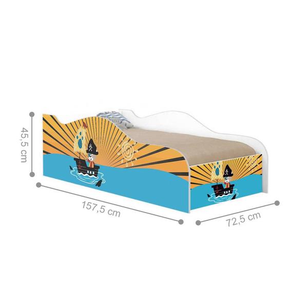 Imagem de Mini Cama Fun Pirata do Mar