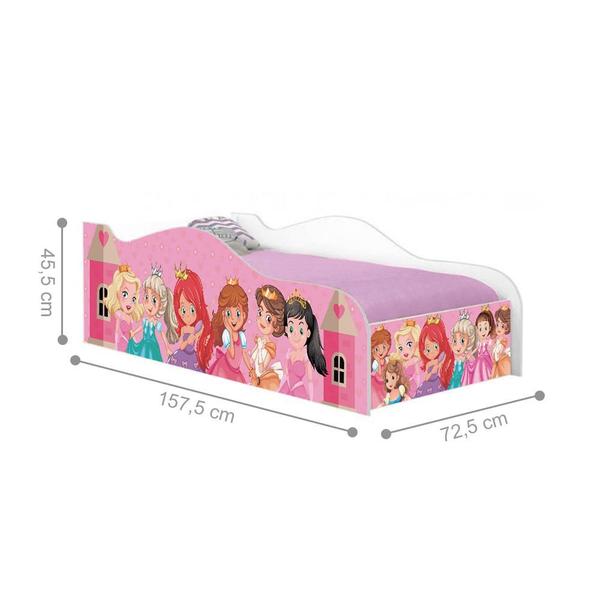 Imagem de Mini Cama Fun Princesas Infantil Com Colchão