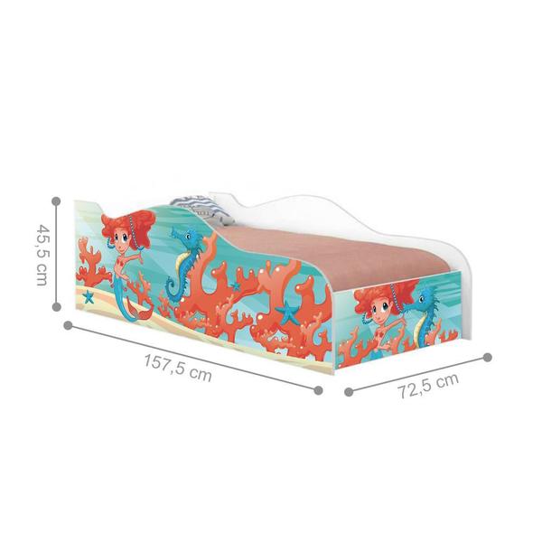 Imagem de Mini Cama Fun Sereia Menina