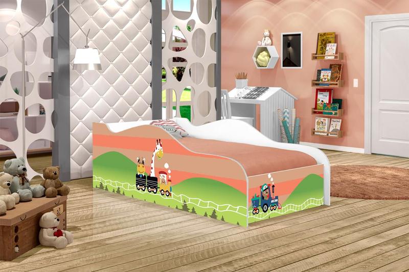Mini Cama Fun Trenzinho - CasaH Imagem de Mini Cama Fun Trenzinho