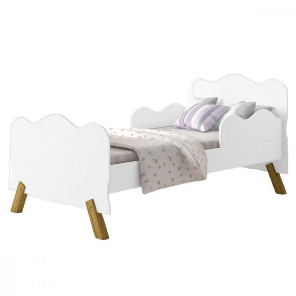 Imagem de Mini Cama Infantil Angel 150x70 Branco Cambel Vj Moveis Branco